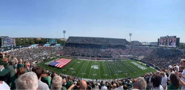 Spartan Stadium, bloc: 123, rangée: 15, place: 34