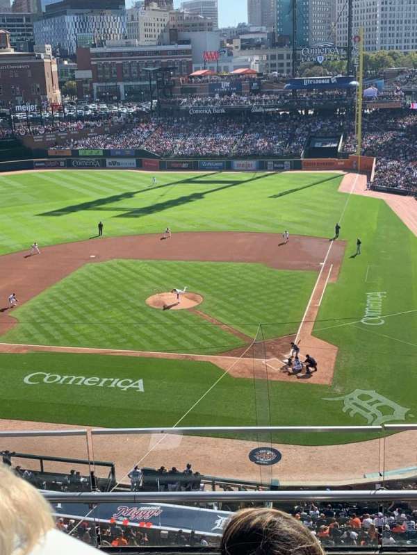 Comerica Park, bloc: 331, rangée: D, place: 4