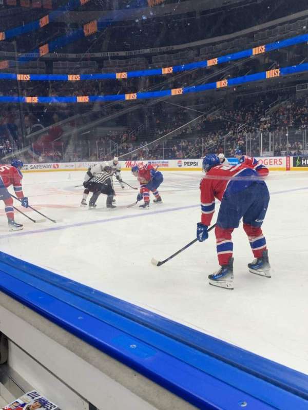Rogers Place, bloc: 101, rangée: 1, place: 11