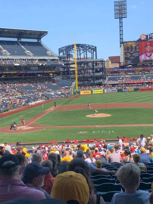 PNC Park, bloc: 112, rangée: AA, place: 12