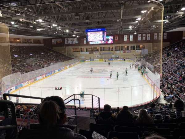 Erie Insurance Arena, bloc: 212, rangée: V, place: 18