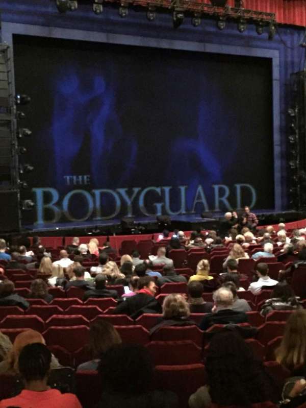 James M. Nederlander Theatre, bloc: Orchestra L, rangée: W, place: 21