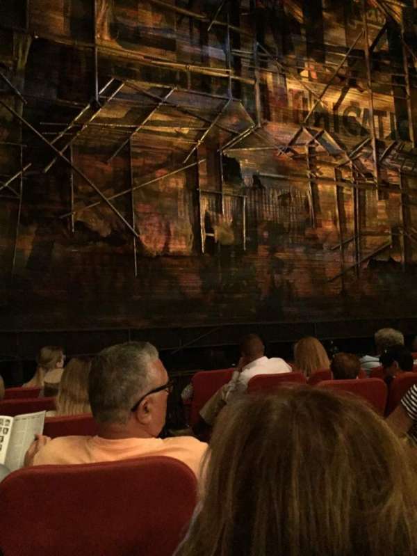 Broadway Theatre - 53rd Street, bloc: Orchestra L, rangée: G, place: 4