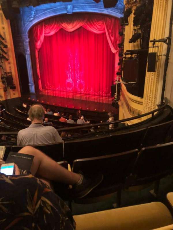 Hudson Theatre, bloc: Dress Circle R, rangée: D, place: 14