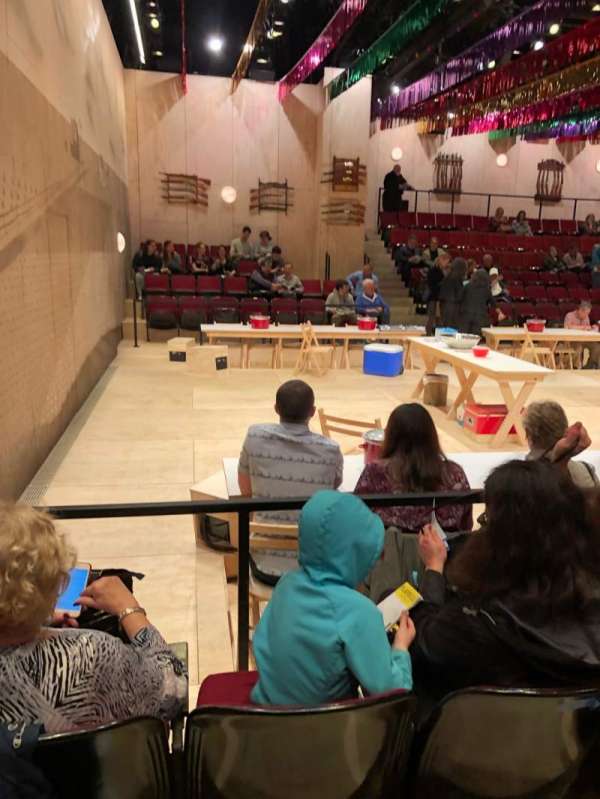 Circle in the Square Theatre, bloc: Orchestra 200 (Odd), rangée: D, place: 403