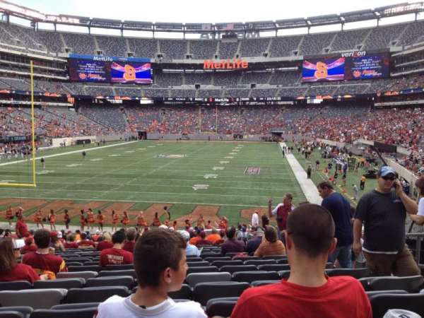 MetLife Stadium, bloc: 149, rangée: 25, place: 5