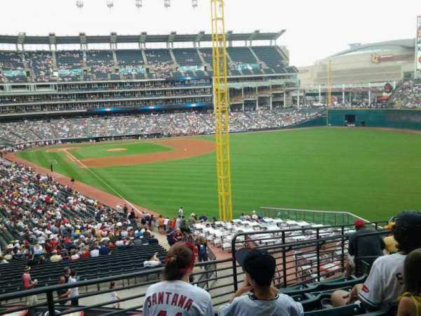 Progressive Field, bloc: 317, rangée: n, place: 6