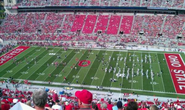 Ohio Stadium, bloc: 18C, rangée: 41, place: 31