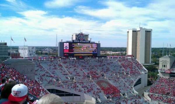 Ohio Stadium, bloc: 18C, rangée: 41, place: 31
