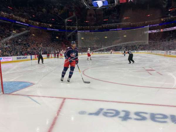 Nationwide Arena, bloc: 119, rangée: A, place: 10