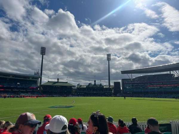 Sydney Cricket Ground, bloc: Bay 12, rangée: H, place: 8