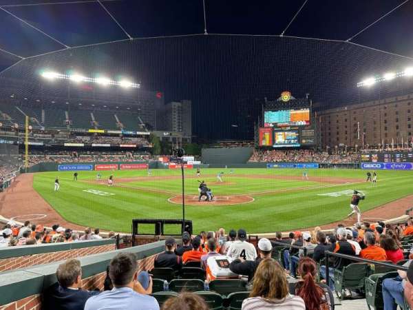 Oriole Park at Camden Yards, bloc: 36, rangée: 13, place: 4