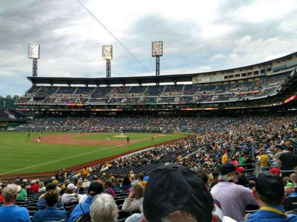 PNC Park, bloc: 130, rangée: T, place: 13