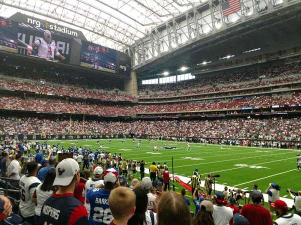 NRG Stadium, bloc: 123, rangée: G, place: 7