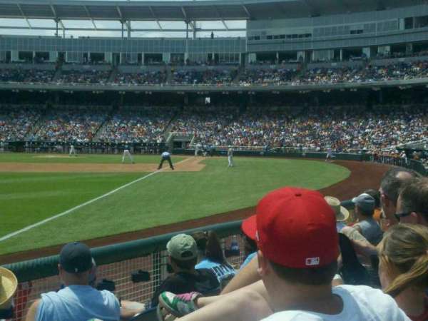 Charles Schwab Field, bloc: 122, rangée: 6, place: 19