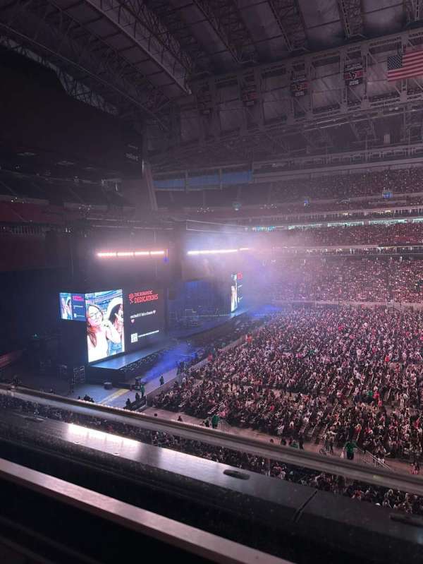 NRG Stadium, bloc: 310, rangée: G, place: 15
