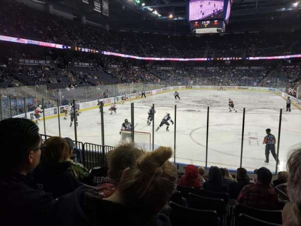 Toyota Arena, bloc: 120, rangée: K