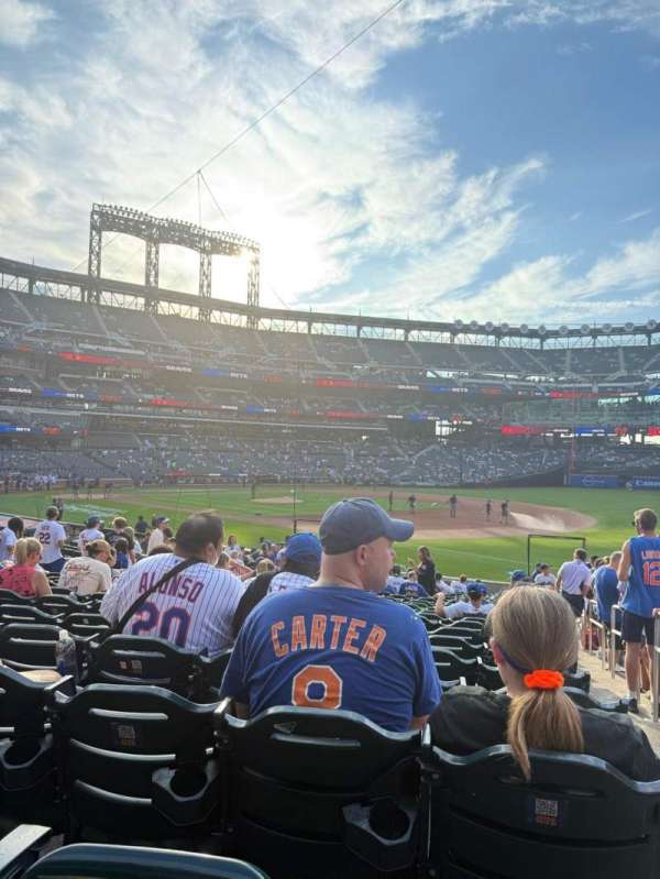Citi Field, bloc: 110, rangée: 18, place: 19