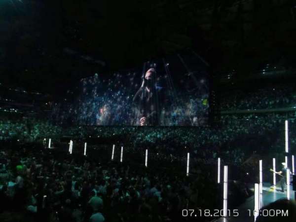 Madison Square Garden, bloc: 109, rangée: 5, place: 13