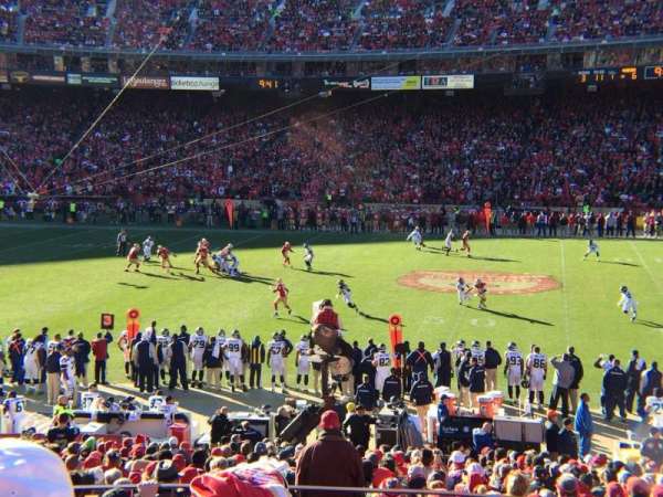 Candlestick Park, bloc: LE31, rangée: 27, place: 11