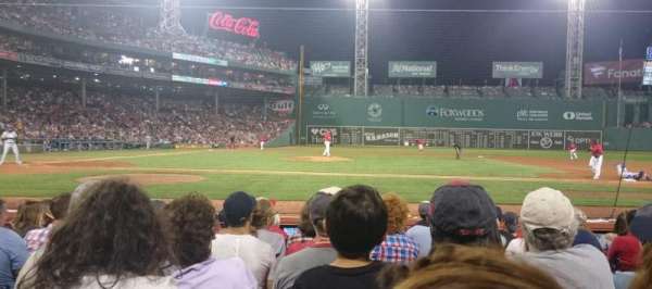Fenway Park, bloc: Field Box 31, rangée: F, place: 3