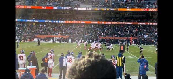 Soldier Field, bloc: 108, rangée: 4, place: 5