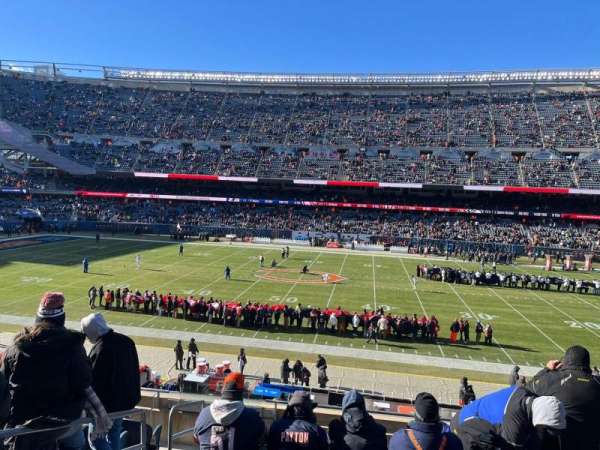 Soldier Field, bloc: 208, rangée: 8, place: 3