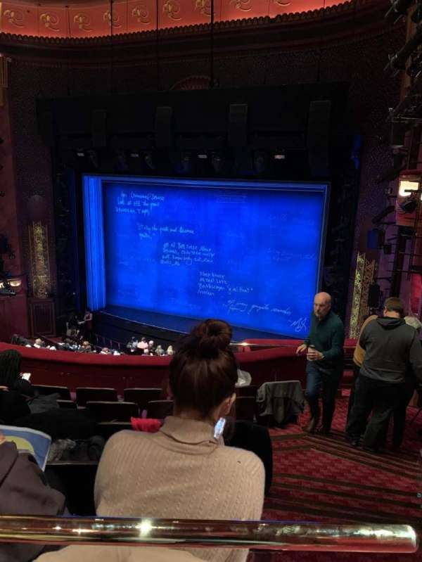 Prince Edward Theatre, bloc: Dress Circle, rangée: F, place: 1