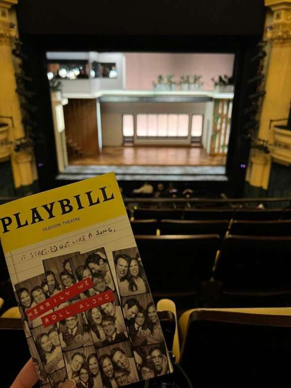 Hudson Theatre, bloc: Dress Circle C, rangée: E, place: 109