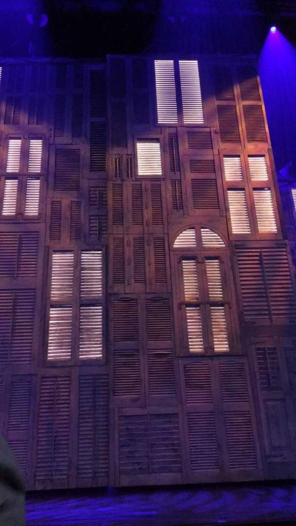 Marquis Theatre, bloc: Orchestra C, rangée: A, place: 104