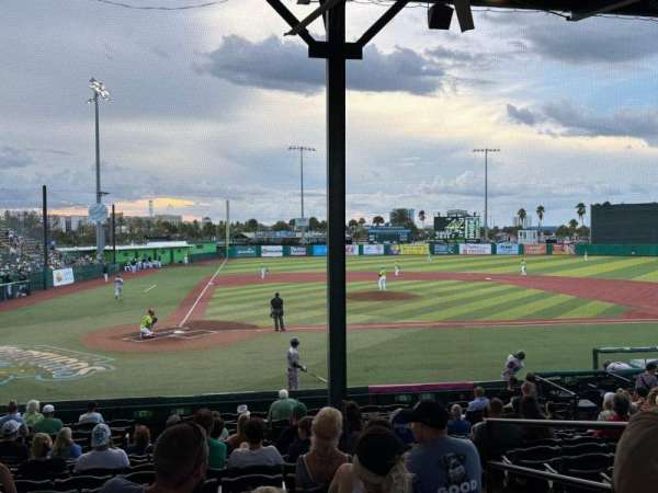Jackie Robinson Ballpark, bloc: B, rangée: M, place: 3