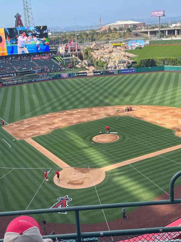Angel Stadium, bloc: 420, rangée: D, place: 14