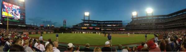 Citizens Bank Park, bloc: 135, rangée: 4, place: 9