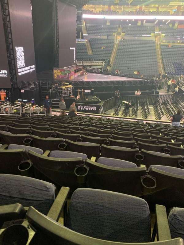 Nationwide Arena, bloc: 116, rangée: R, place: 12