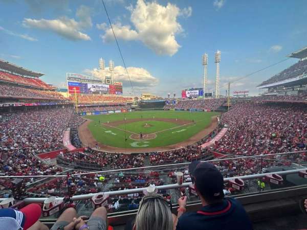 Great American Ball Park, bloc: 224, rangée: B, place: 6