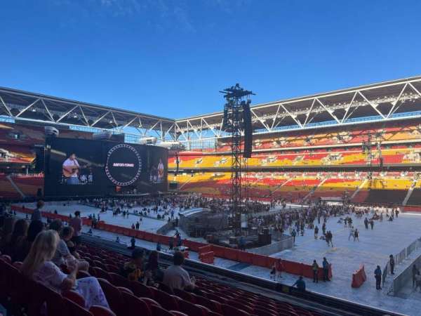 Suncorp Stadium, bloc: 204, rangée: 26, place: 21
