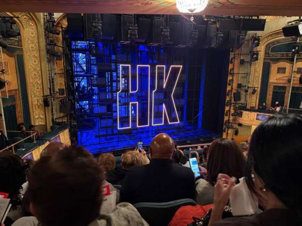 Shubert Theatre, bloc: Mezzanine L, rangée: F, place: 9
