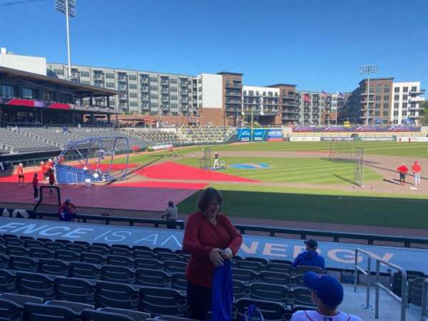 Covenant Health Park, bloc: 108, rangée: 14, place: 1