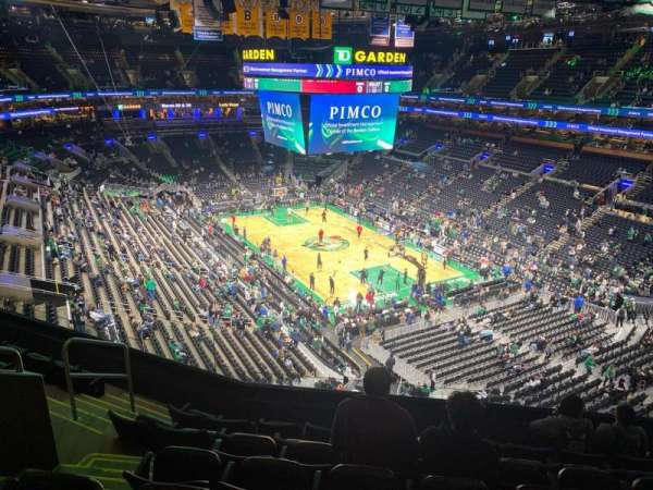 TD Garden, bloc: 311, rangée: 7, place: 11