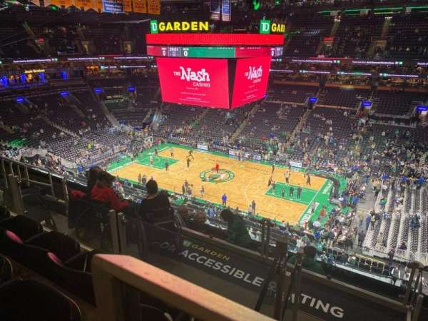 TD Garden, bloc: 314, rangée: 7, place: 2