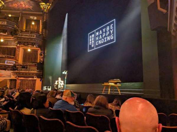 Belasco Theatre, bloc: Orchestra R, rangée: F, place: 14