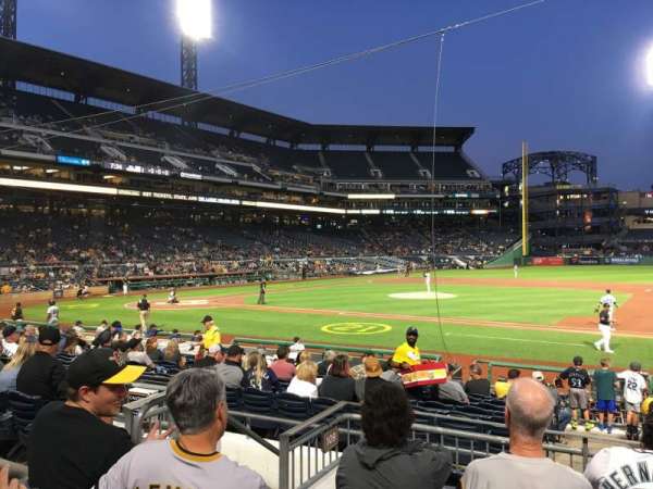 PNC Park, bloc: 109, rangée: E, place: 12