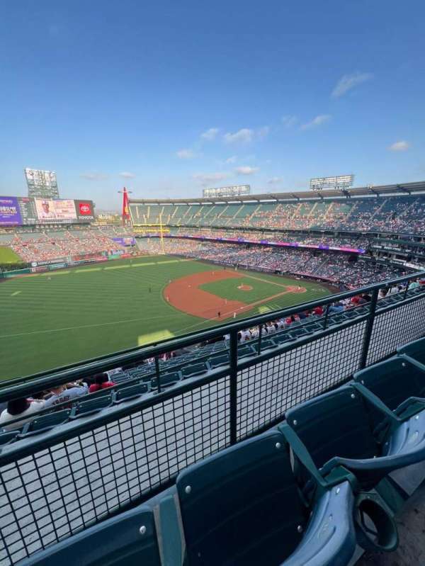 Angel Stadium, bloc: 510, rangée: B, place: 11