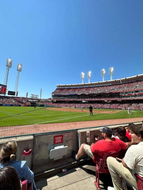 Great American Ball Park, bloc: 111, rangée: C, place: 2