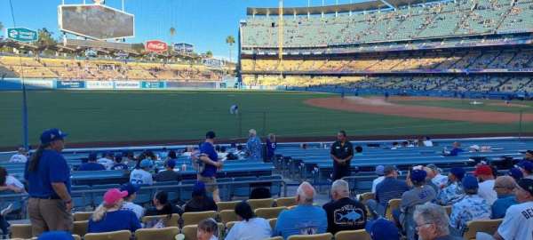 Dodger Stadium, bloc: 39FD, rangée: H, place: 4
