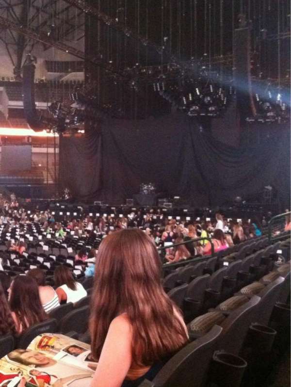 American Airlines center, bloc: 108, rangée: J, place: 16