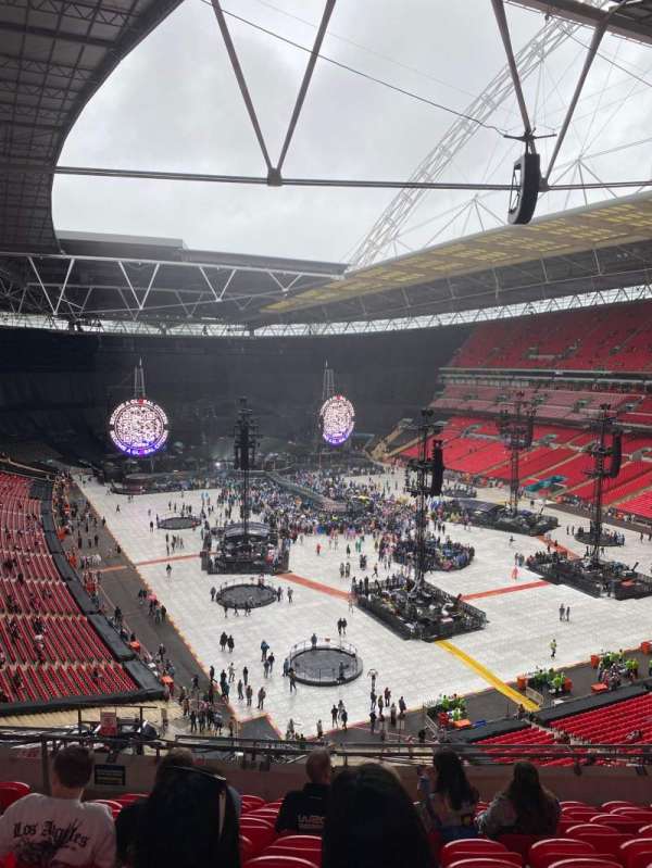Wembley Stadium, bloc: 518, rangée: 10, place: 125