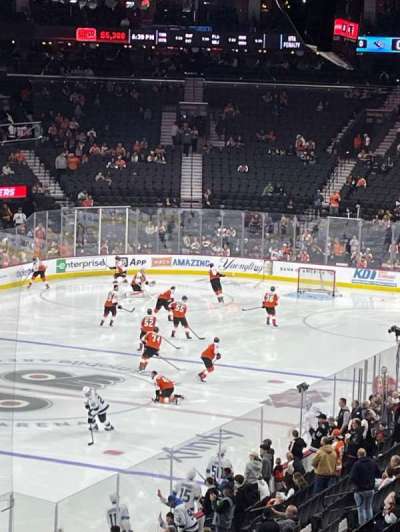 Xfinity Mobile Arena bloc Club J