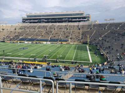 Notre Dame Stadium bloc 125