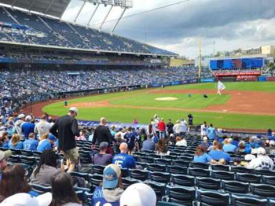 Kauffman stadium bloc 136